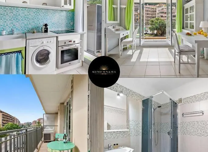 Le Landelle - Centre- Climatisation -proche Gare Sncf Mentone